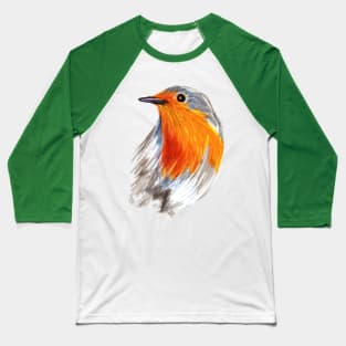 Cute Christmas Robin Costume Bird Watcher Birding Kids Mens Baseball T-Shirt